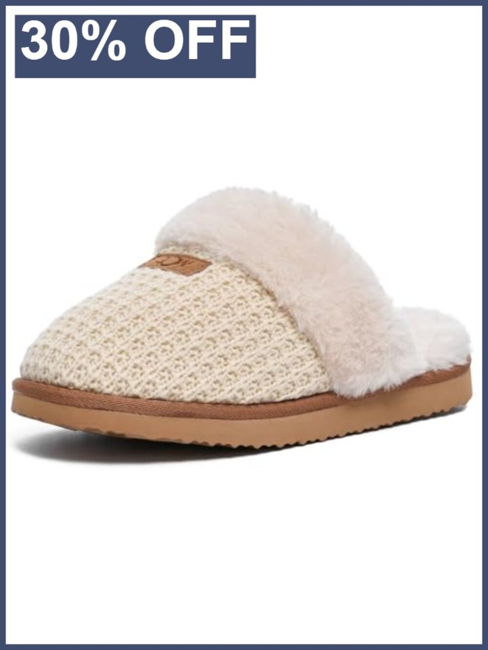 Cozy Memory Foam House Slippers for Women Fuzzy Slip-On